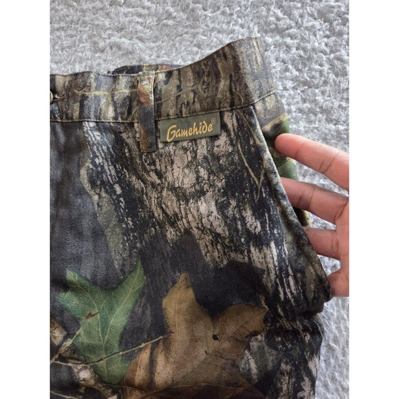 Vtg Gamehide Pants Mens XL Camo Hunting Cargo Lined Ankle Drawcords Style W31 - Picture 4 of 8